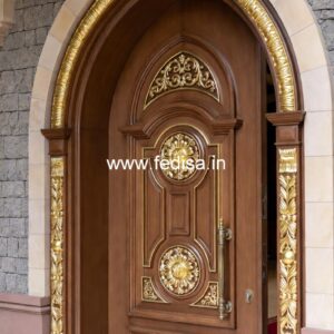 Carved Wooden Doors Lohe Ka Darvaja Ka Design No-11419