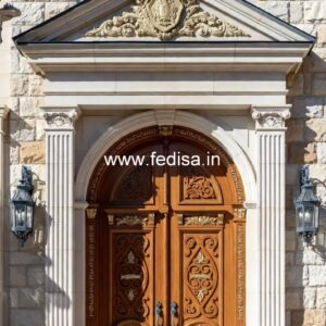 Victorian Door Design Mandir Glass Door Design No-11423