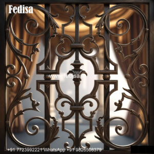 Window Grill Design With Stylish Frame Khidki Ka Grill Design