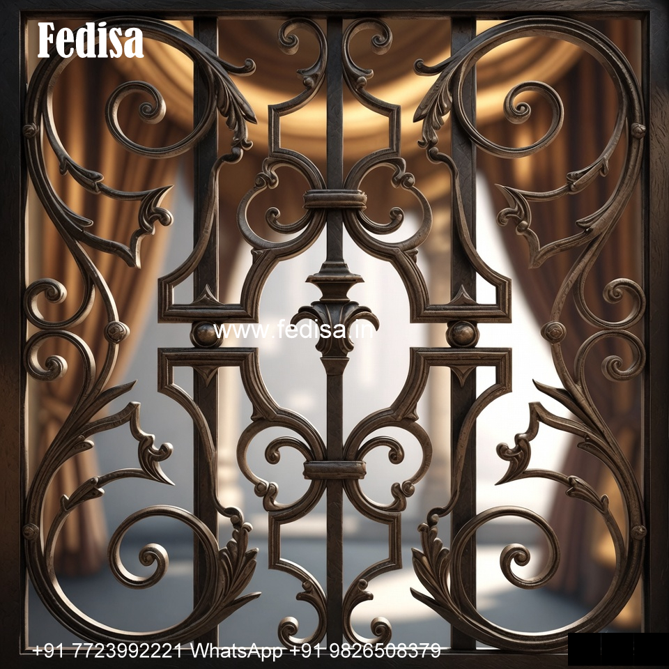 Window Grill Design With Stylish Frame Khidki Ka Grill Design