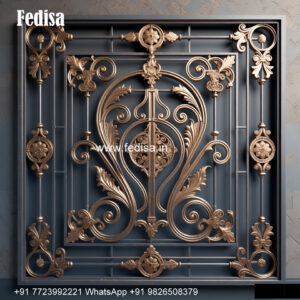 Window Grill Design With Decorative Finish Jeene Ki Grill