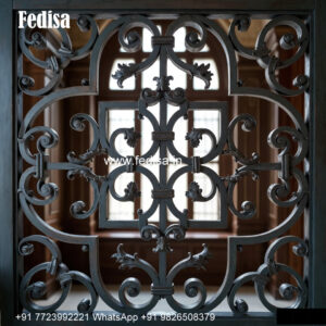 Custom Window Grill Design For Unique Style Half Round Window Grill Design