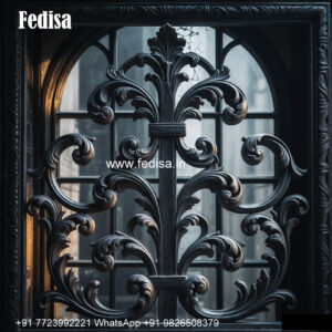 Fancy Iron Window Grill Design Gate Grill Color
