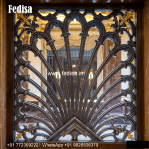 Window Grill Design With Artistic Patterns Ground Floor Balcony Grill Design