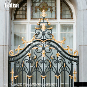 Window Grill Design With Laser Cut Pattern Grill Double Door Design