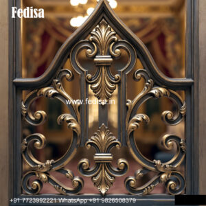 Window Grill Design For Elegant Exterior Main Door Design Grill