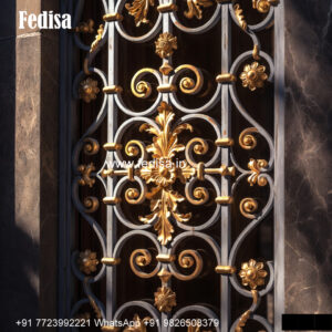 Window Grill Design With Anti Corrosion Coating Terrace Balcony Grill Design