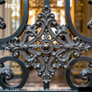 Window Grill Design For Modern Exterior Round Gate Grill Design