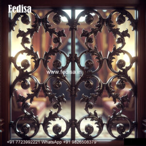 Stylish Iron Window Grill Design For Home Security Hall Window Grill Design