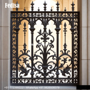 Classic Window Grill Design With Artistic Patterns Square Tube Window Grill Design