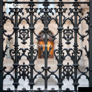 Unique Iron Grill Design For Windows Compound Safety Grill