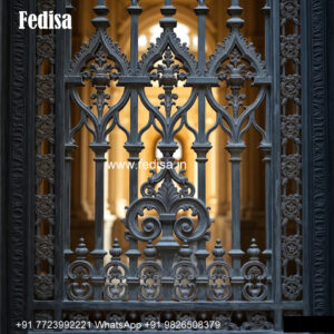 Window Grill Design With Floral Patterns Window Frame Design Iron