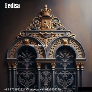 Golden Window Grill Design For Luxury Look Khidki New Design