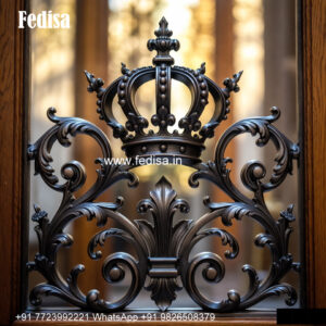 Window Grill Design With Minimal Design Grill For Boundary Wall