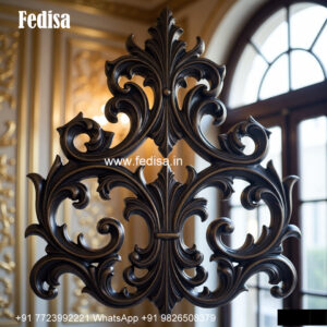 Window Grill Design With Decorative Panels Boundary Grill Gate