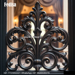 Window Grill Design With Elegant Style Arch Door Grill Design