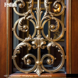 Window Grill Design With Weather Resistant Finish Entrance Grill Design