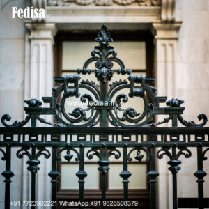 Window Grill Design With Heavy Material Double Door Iron Grill Design