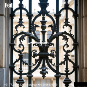 Stylish Window Grill Design With Geometric Patterns Steel Grill Gate Price