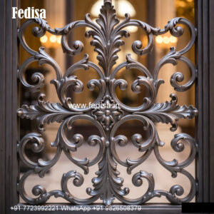 Modern Window Grill Design With Glass Combination Rod Iron Grill Design