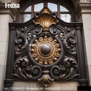 Window Grill Design With Artistic Patterns Double Window Grill Design