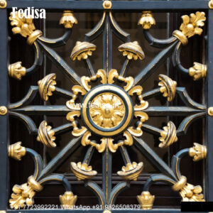 Window Grill Design For Contemporary Villas House Front Iron Grill Design