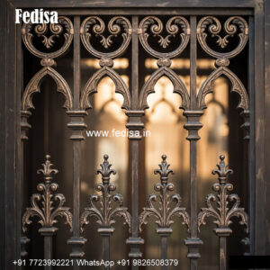 Window Grill Design With Smooth Texture Steel Wall Grill Design