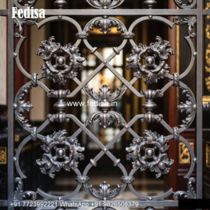 Window Grill Design With Creative Pattern Single Grill Design