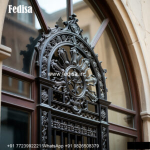 Window Grill Design With Durable Finish Geometric Grill Design