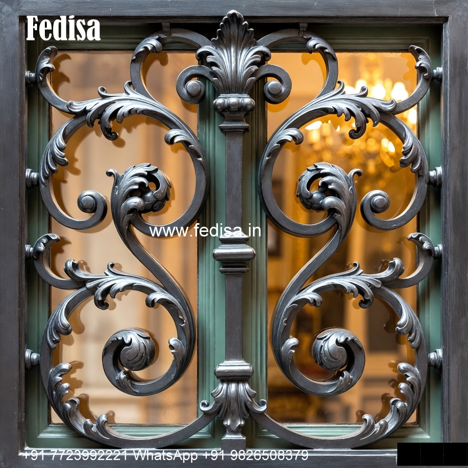 Custom Window Grill Design For Unique Style Front Gate Upper Grill Design