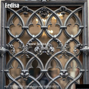 Window Grill Design With Laser Cut Pattern Design For Door Grill