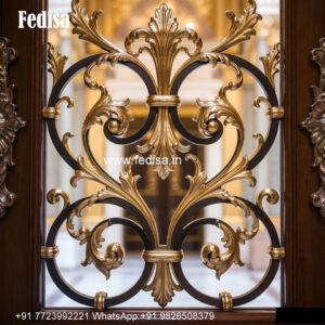 Window Grill Design With Artistic Structure Jhalar Grill