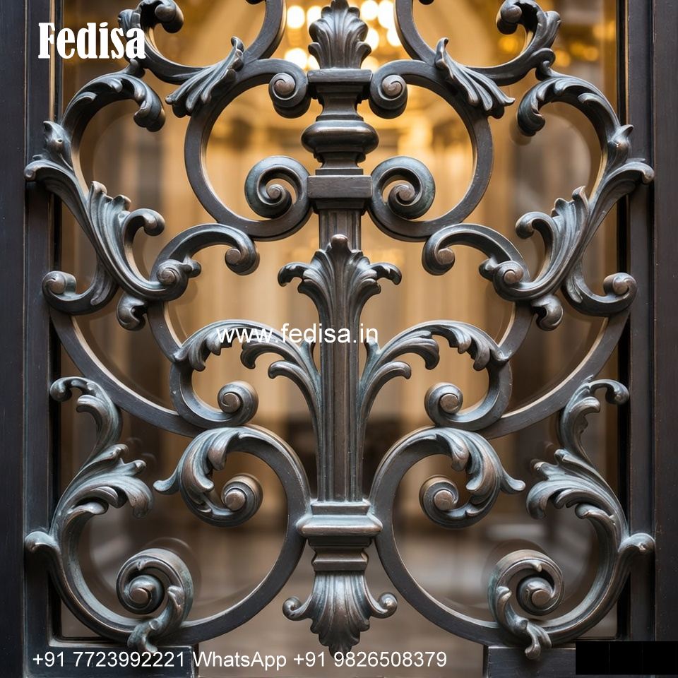 Window Grill Design With Geometric Shapes