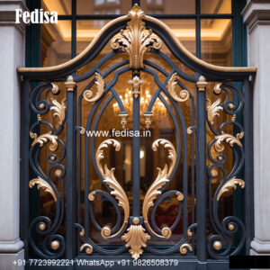 Window Grill Design With Stylish Bars Balcony Front Grill Design