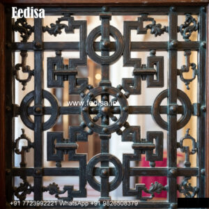 Strong And Stylish Window Grill Design For Home Window Grill Design Horizontal