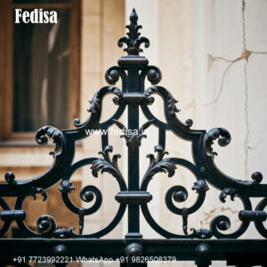 Iron Window Grill Design With Elegant Finish