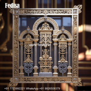 Window Grill Design With Floral Patterns