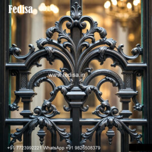 Window Grill Design With Stylish Look Iron Grill Sliding Door