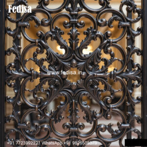 Durable Iron Grill Design For Windows Glass Door With Safety Grill