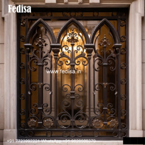 Window Grill Design With Straight Lines French Door With Grill Design