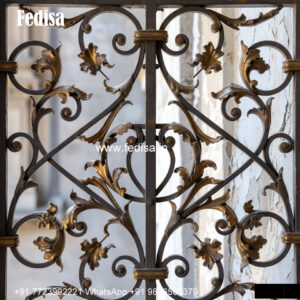 Window Grill Design With Modern Texture Terrace MS Grill Design