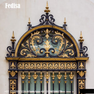 Window Grill Design With Designer Finish Grill Wall Design