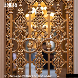 Classic Window Grill Design With Artistic Patterns Hall Grill Design