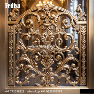 Elegant Window Grill Design For Premium Homes Wall Compound Grill Design