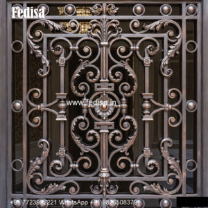 Beautiful Window Grill Design For Exterior Sliding Grill Gate