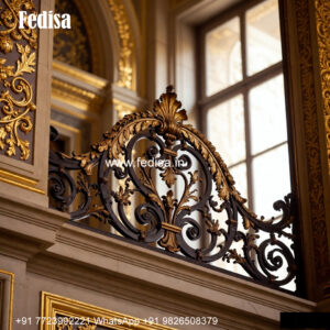 Window Grill Design With Curved Patterns Modern House Grill Design