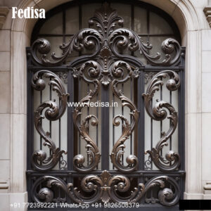 Window Grill Design With Artistic Finish Iron Grill Design For Balcony Full Cover
