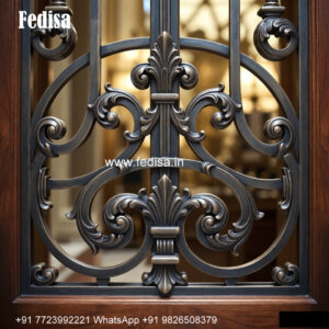 Window Grill Design With Elegant Pattern Simple Grill Gate