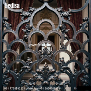 Window Grill Design With Designer Pattern Steel Pipe Grill Design