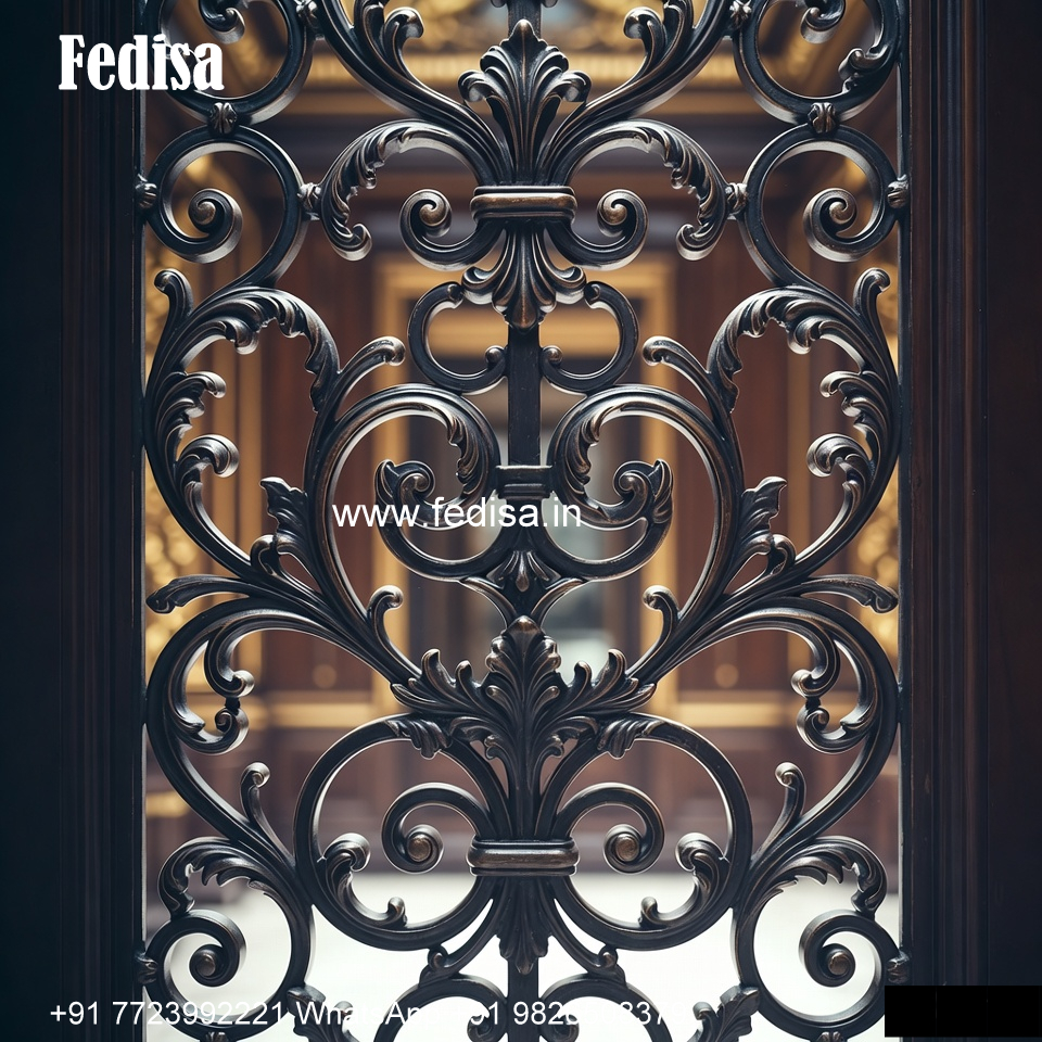 Strong And Stylish Window Grill Design For Home Main Door Side Grill Design